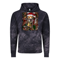 Cloud Black christmas heifer with leoard and cowhide Vintage Hoodie - RanaPortraitStore