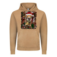 Vintage Camel christmas heifer with leoard and cowhide Vintage Hoodie - RanaPortraitStore