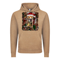 Vintage Coffee christmas heifer with leoard and cowhide Vintage Hoodie - RanaPortraitStore