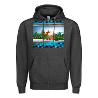 Charcoal Heather christmas cookie jar Zipper Hoodie - Jasminsmagicworld