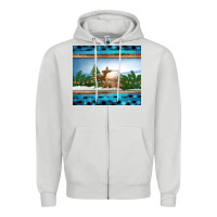 Dove Grey christmas cookie jar Zipper Hoodie - Jasminsmagicworld