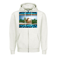 Oatmeal Heather christmas cookie jar Zipper Hoodie - Jasminsmagicworld