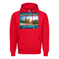 Red christmas cookie jar Zipper Hoodie - Jasminsmagicworld