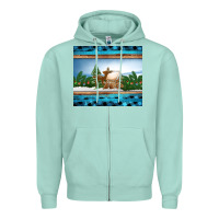 Seafoam christmas cookie jar Zipper Hoodie - Jasminsmagicworld