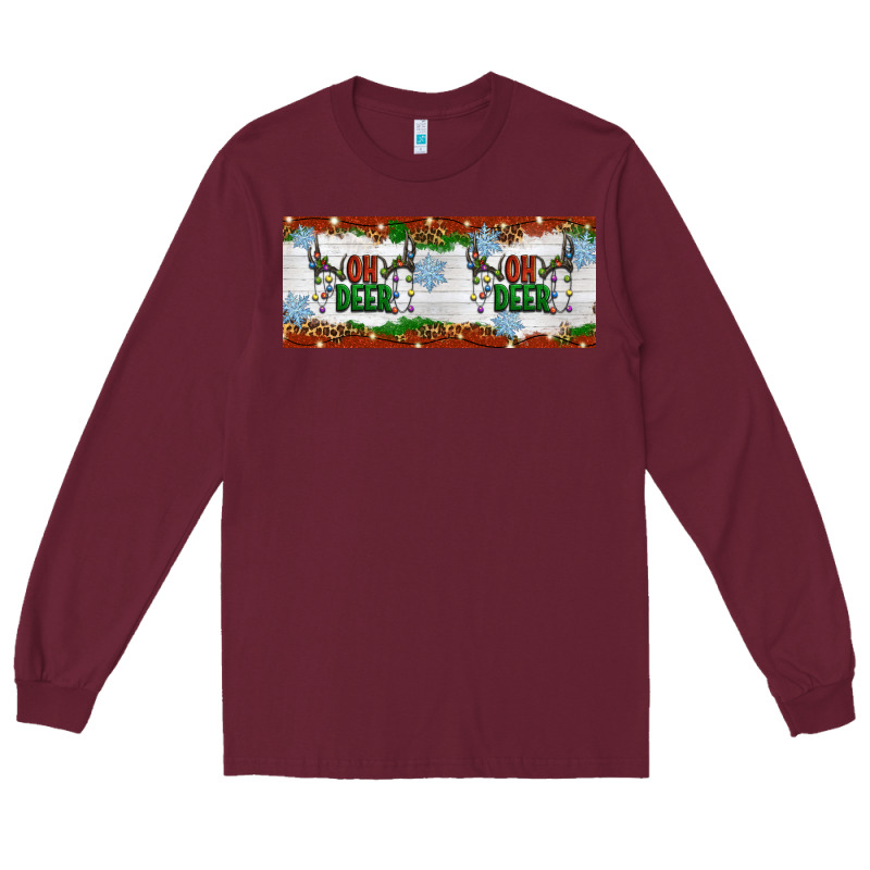 Oh Deer Christmas Long Sleeve Tee by Artiststas | Teevron