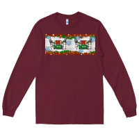 Burgundy oh deer christmas Long Sleeve Tee - Artiststas