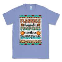 Colony Blue Flannels Hayrides Pumpkins Sweaters Bonfires Classic Tee - Artiststas