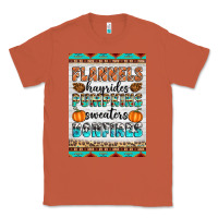 Copper Flannels Hayrides Pumpkins Sweaters Bonfires Classic Tee - Artiststas