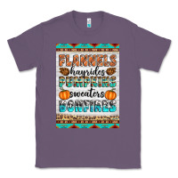Lavender Flannels Hayrides Pumpkins Sweaters Bonfires Classic Tee - Artiststas