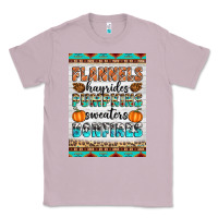 Lilac Flannels Hayrides Pumpkins Sweaters Bonfires Classic Tee - Artiststas