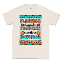 Natural Flannels Hayrides Pumpkins Sweaters Bonfires Classic Tee - Artiststas