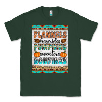Sports Green Flannels Hayrides Pumpkins Sweaters Bonfires Classic Tee - Artiststas