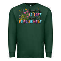 Sports Green kindness is free sprinkle it everywhere Premium Sweatshirt - MaliasSmallBusiness