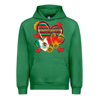 Emerald Mexican Hearts Urban Hoodie - texasbilliewilder