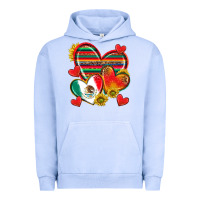 Pigment Grape Ice Mexican Hearts Urban Hoodie - texasbilliewilder