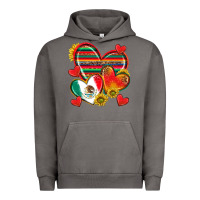 Pigment Tornado Mexican Hearts Urban Hoodie - texasbilliewilder