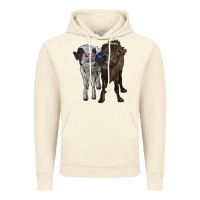 Vintage Artic two heifer cows Vintage Hoodie - RanaPortraitStore