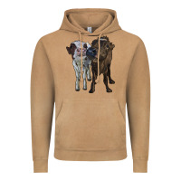 Vintage Camel two heifer cows Vintage Hoodie - RanaPortraitStore