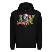 Black Russian Blue Cat Joy Premium Hoodie - LillyAllenDesigns