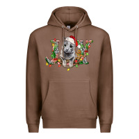Chestnut Russian Blue Cat Joy Premium Hoodie - LillyAllenDesigns