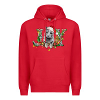 Red Russian Blue Cat Joy Premium Hoodie - LillyAllenDesigns
