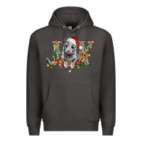 Smoke Russian Blue Cat Joy Premium Hoodie - LillyAllenDesigns