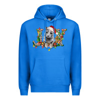 True Royal Russian Blue Cat Joy Premium Hoodie - LillyAllenDesigns