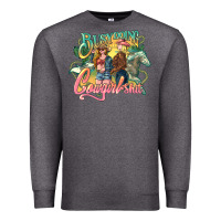 Charcoal Heather busy doing cowgirl Premium Sweatshirt - NancyCooperArtShop
