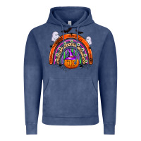 Vintage Denim halloween rainbow Vintage Hoodie - Zillion Design Studio