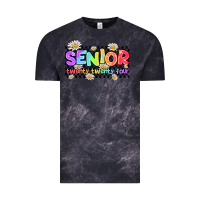 Cloud Black senior twenty twenty four Vintage Tee - AdoDesignShop
