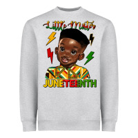 Heather Grey little mister juneteenth Heavyweight Sweatshirt - HRA Design Shop