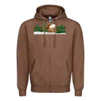 Chestnut Christmas cookie jar Zipper Hoodie - Jasminsmagicworld