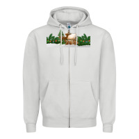 Dove Grey Christmas cookie jar Zipper Hoodie - Jasminsmagicworld