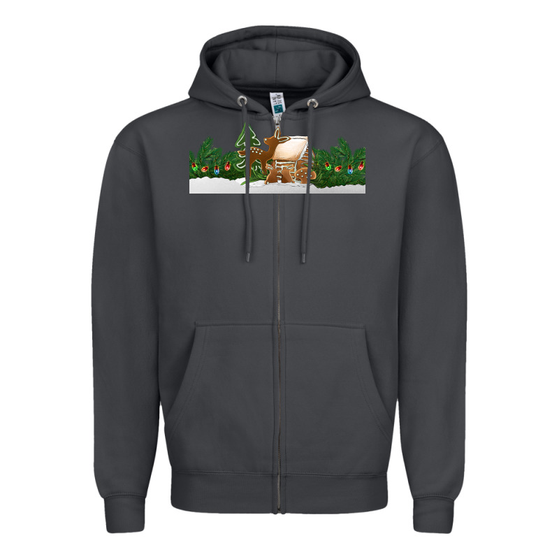 Christmas Cookie Jar Zipper Hoodie by Jasminsmagicworld | Teevron