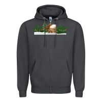 Smoke Christmas cookie jar Zipper Hoodie - Jasminsmagicworld