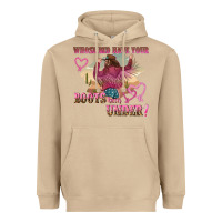 Mushroom whose bed have youre boots been under Heavyweight Hoodie - NancyCooperArtShop