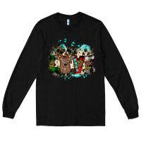 Black love wood slice ornament Long Sleeve Tee - JahusDesignShop