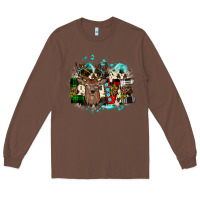 Chestnut love wood slice ornament Long Sleeve Tee - JahusDesignShop