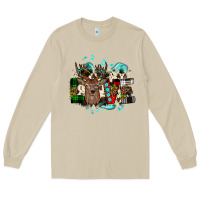 Mushroom love wood slice ornament Long Sleeve Tee - JahusDesignShop