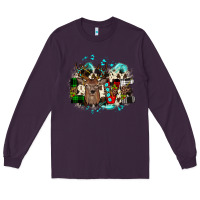 Plum love wood slice ornament Long Sleeve Tee - JahusDesignShop