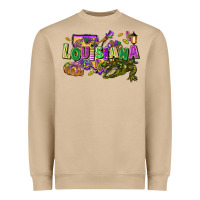 Mushroom louisiana mardi gras Heavyweight Sweatshirt - FaDigitalArtStudio