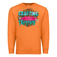 Carrot crafting is my therapy Premium Sweatshirt - NancyCooperArtShop