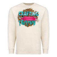 Sandshell crafting is my therapy Premium Sweatshirt - NancyCooperArtShop