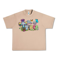 Burro Easter Day He is risen Urban Heavy Tee - OliviaCreatesArt