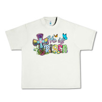 Pistachio Easter Day He is risen Urban Heavy Tee - OliviaCreatesArt