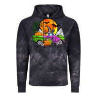 Cloud Black halloween farm truck Vintage Hoodie - Zillion Design Studio
