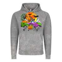 Cloud Rock halloween farm truck Vintage Hoodie - Zillion Design Studio