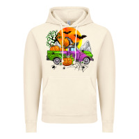Vintage Artic halloween farm truck Vintage Hoodie - Zillion Design Studio