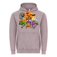 Vintage Zinc halloween farm truck Vintage Hoodie - Zillion Design Studio