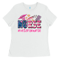 White veteran nurse Ladies Tee - AdoDesignShop